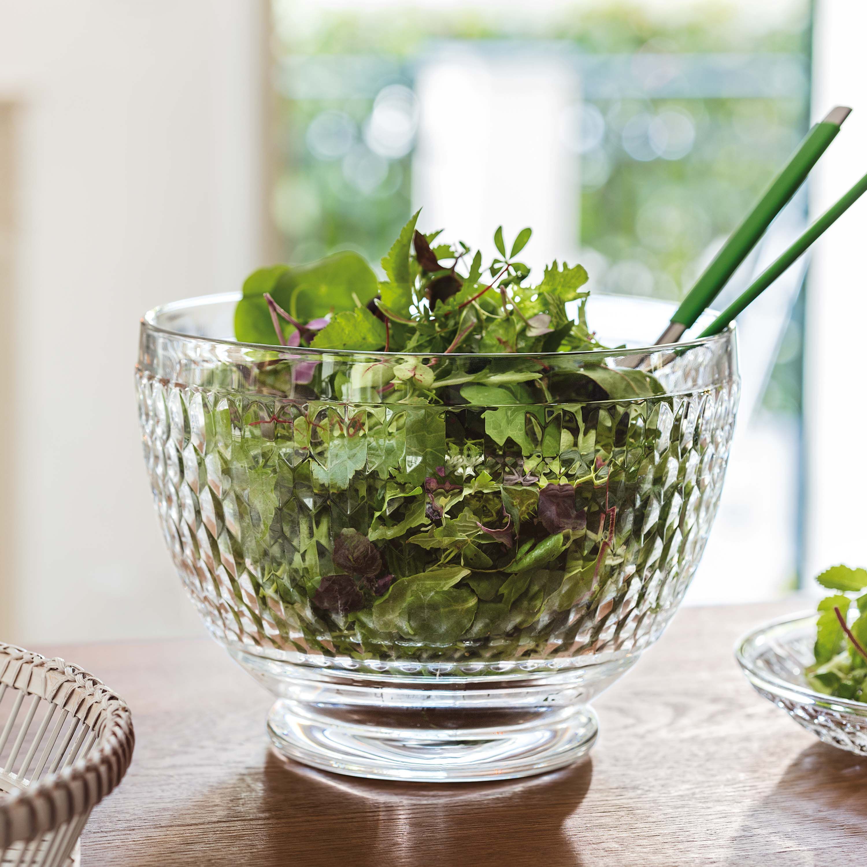 Boston Salad serving bowl Clear, 84.6 oz, crystal glass
