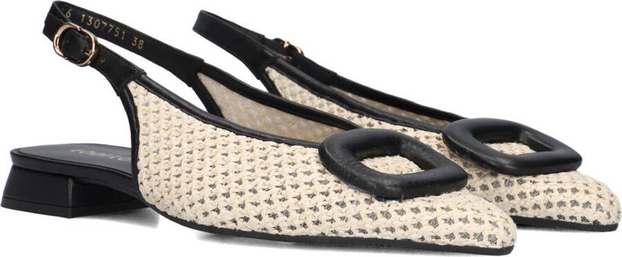 LODI Slingbacks Dames Bro5260 Maat: 37 Materiaal: Raffia Kleur: Beige