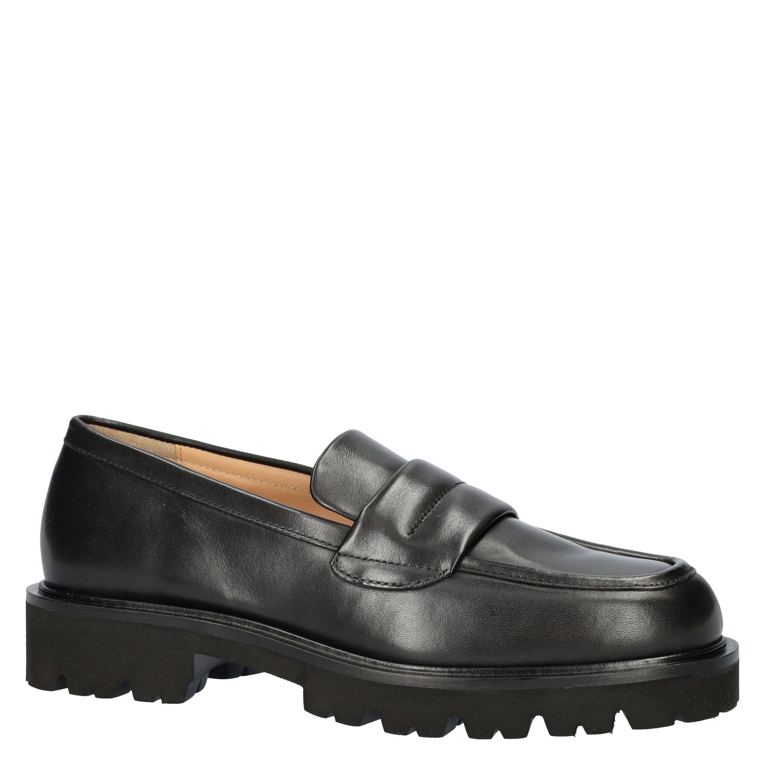 Unisa Fragata dames loafer Unisa Zwart