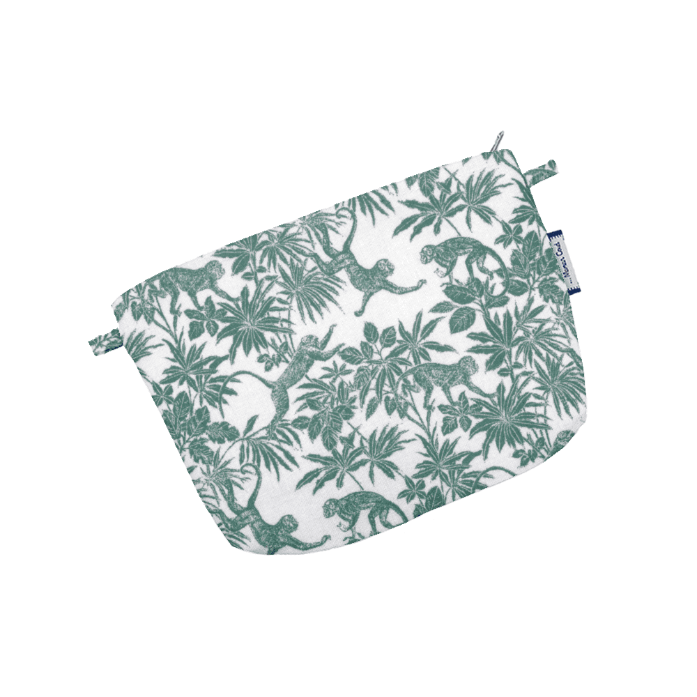 Mini Pochette Tissu Jungle Vintage