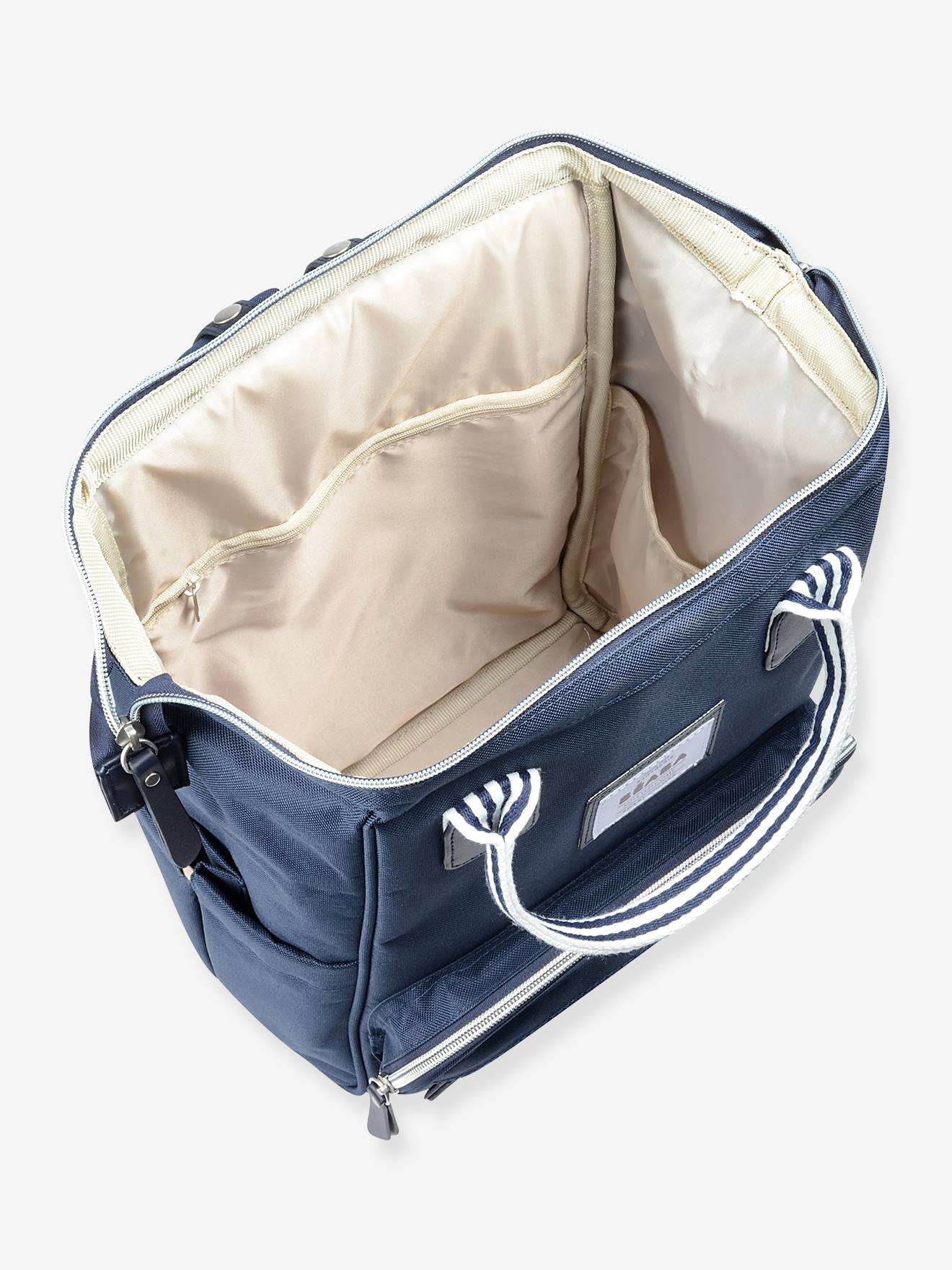 Bolsa de maternidade BEABA Wellington lisa azul-escura