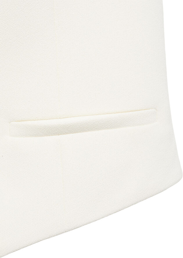 MANGO Halter-neck gilet with buttons Light beige
