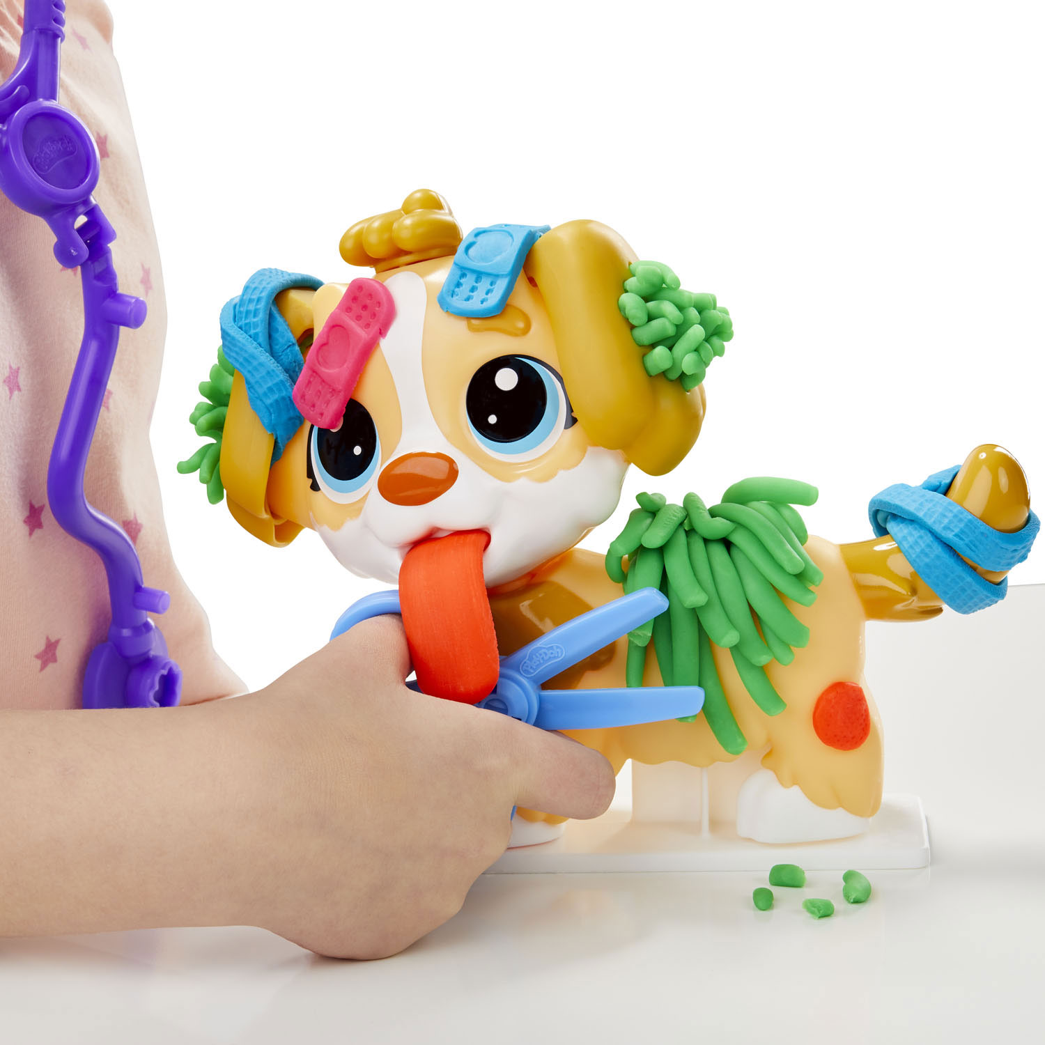 Play-Doh Care N Carry Dierenarts - Klei Speelset
