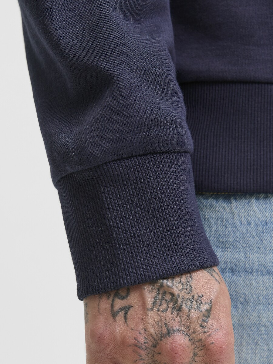 JACK & JONES<br>Moletom com capuz e logo pequeno