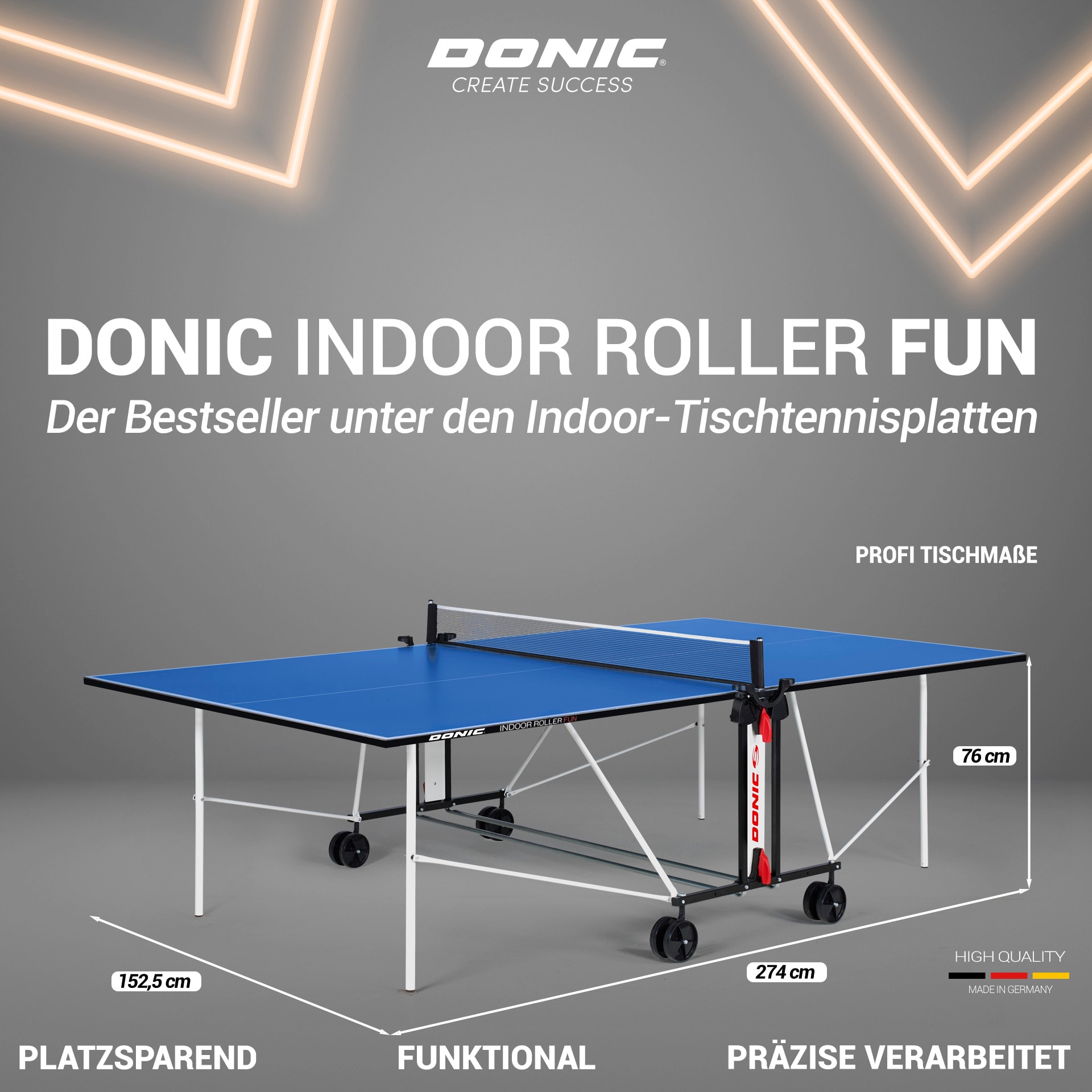 DONIC Indoor Roller Fun, blau