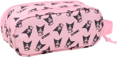 Hello Kitty Kuromi 3D Dobbeltpennal, Lyserosa