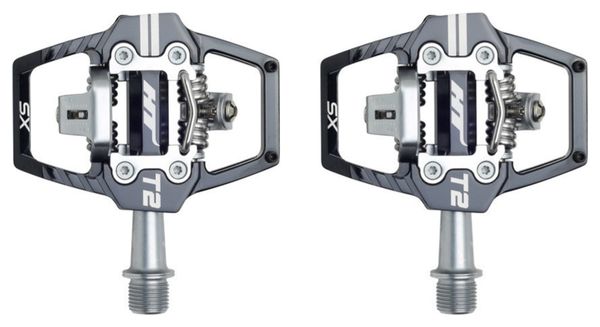 Paire de Pédales Automatiques HT Components T2-SX Noir