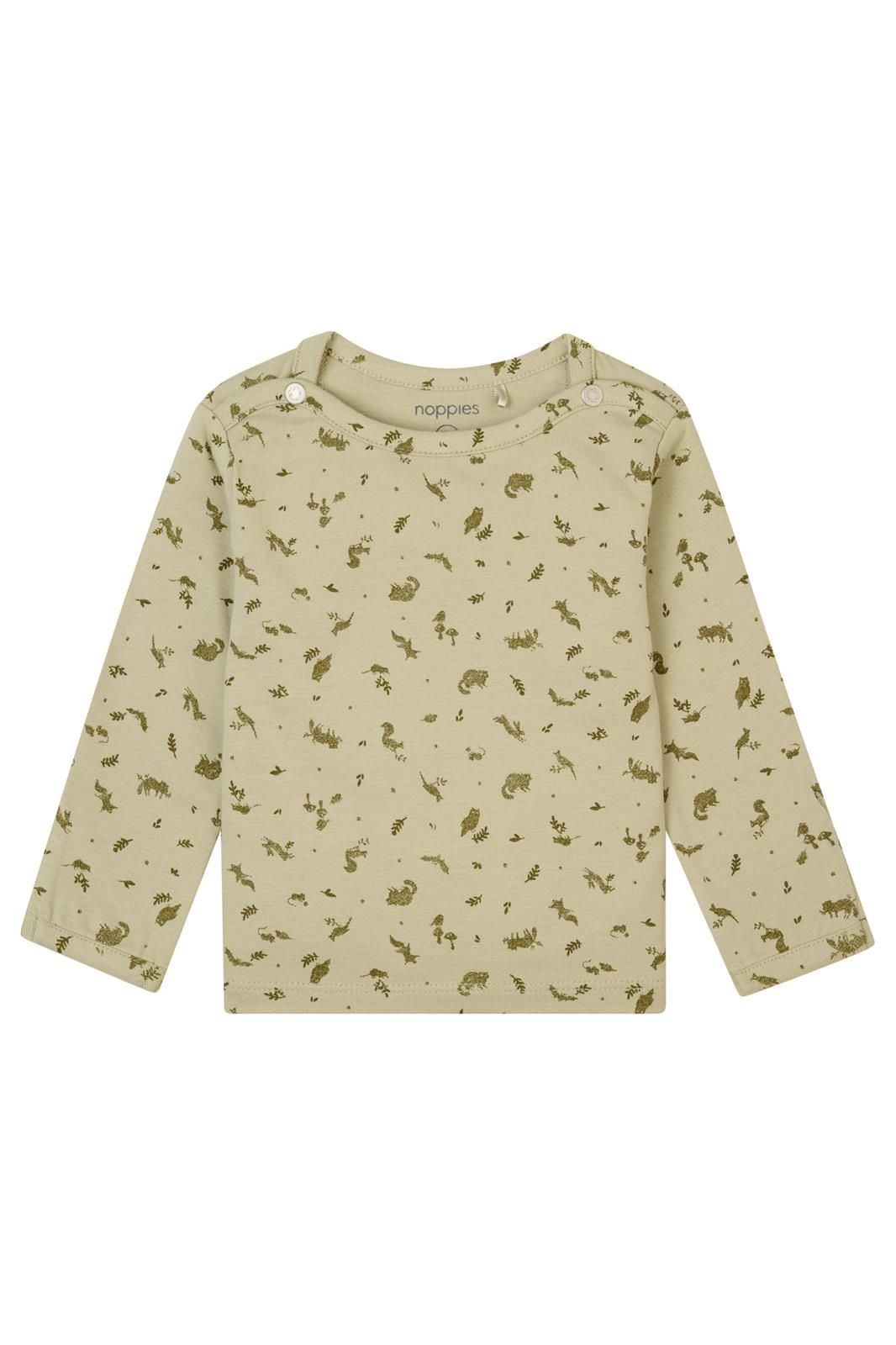 Noppies Newborn Longsleeve Guia - Moss Gray