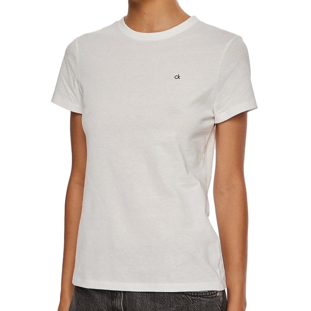 Calvin Klein Jeans T-shirt Blanc Femme Calvin Klein Jeans Graphic