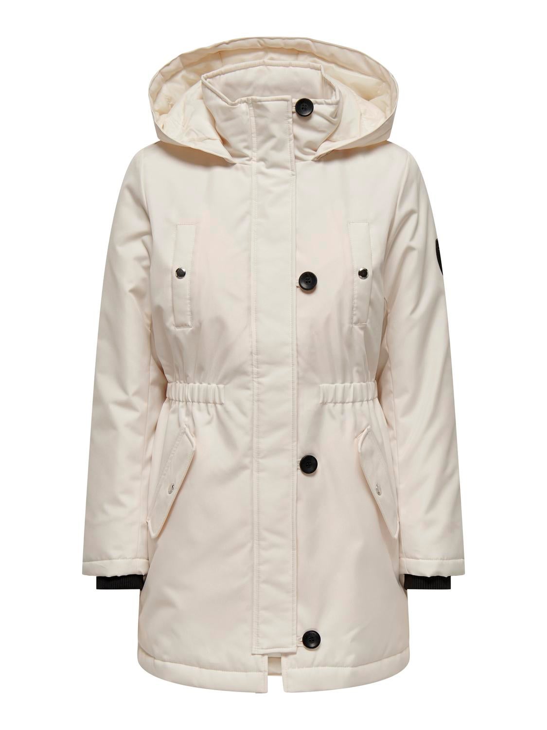 ONLMIE Langer Parka Eggnog