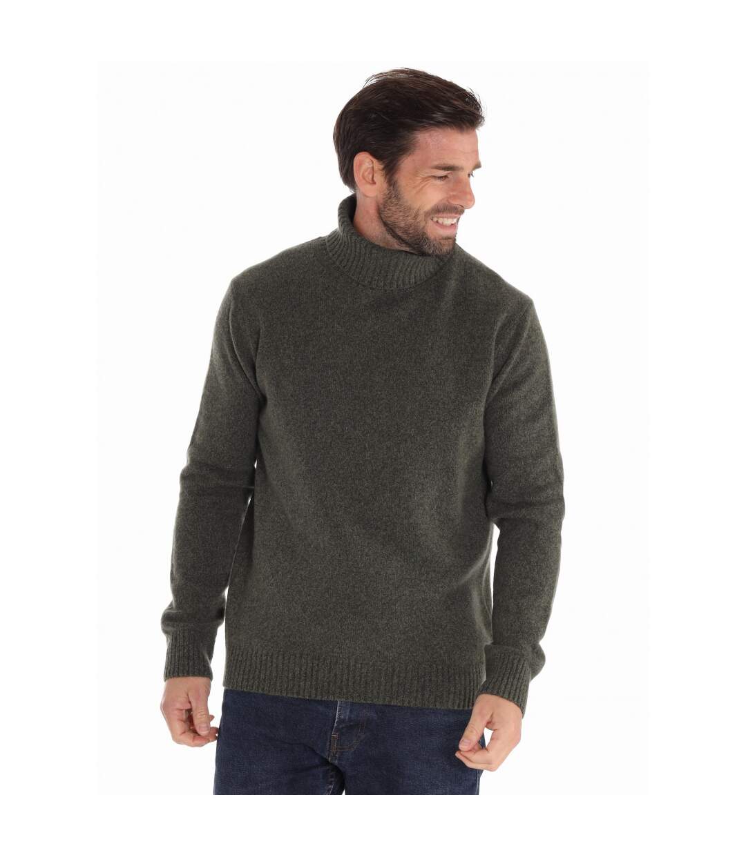 Pull col roulé chaud et doux
