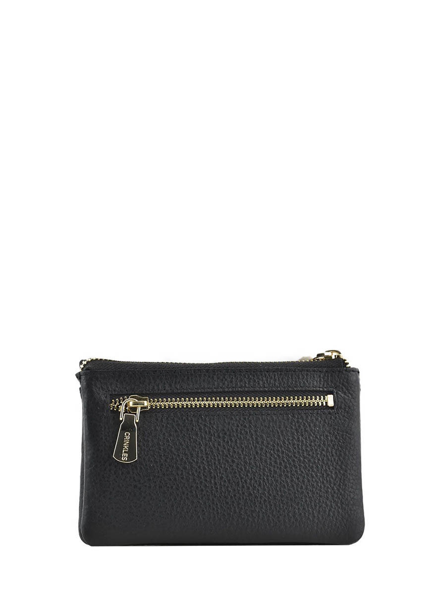 Porte-monnaie Caviar cuir CRINKLES