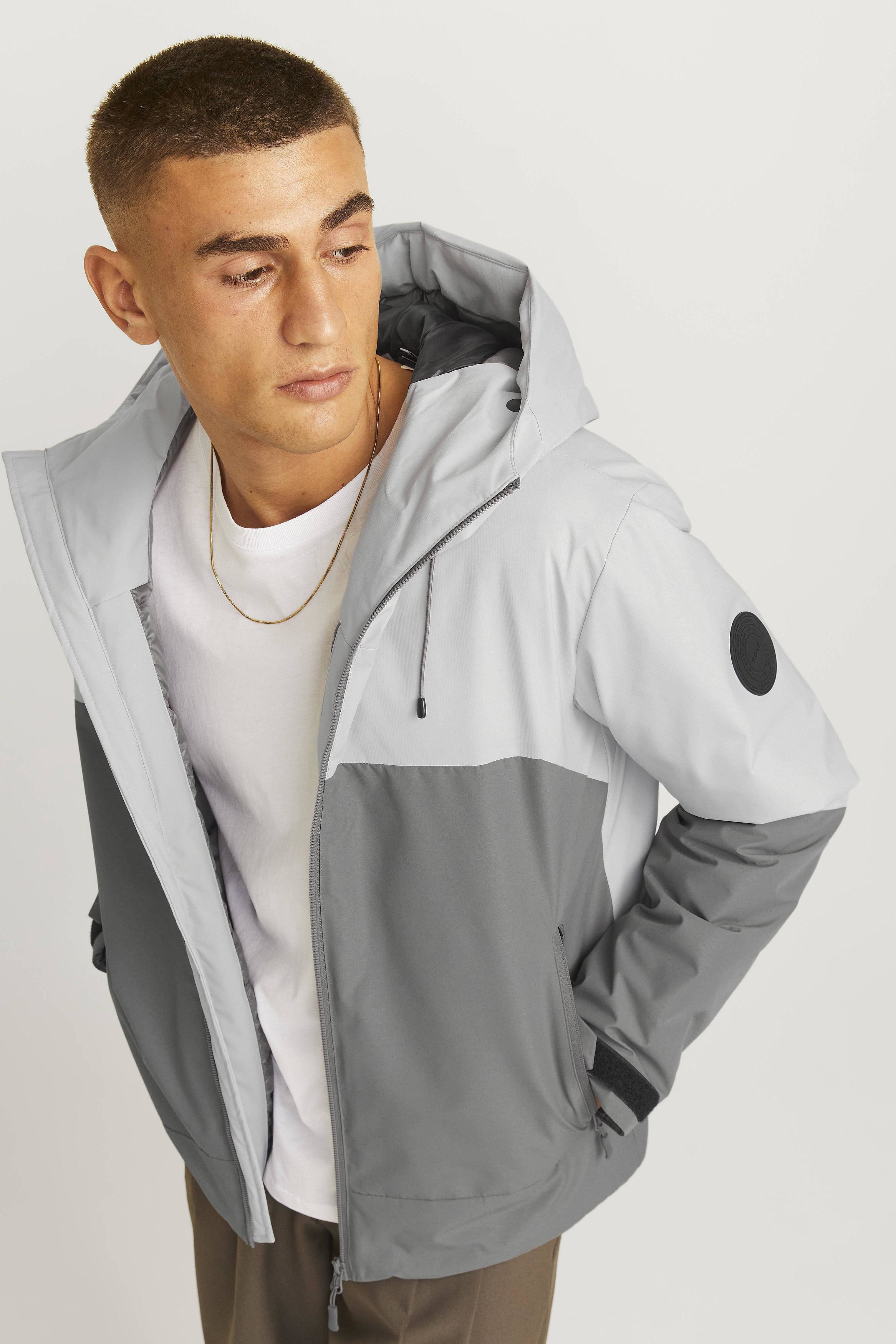 JACK & JONES jas JCOAIDEN grijs