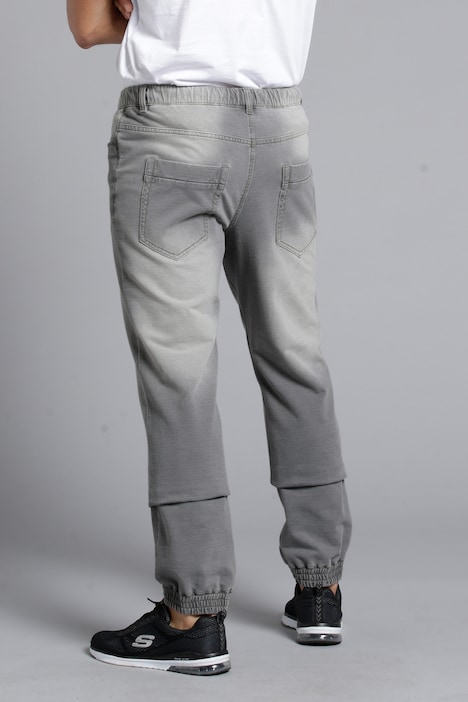 John. F. Gee Joggjeans, Straight Fit, 4-Pocket, Used-Optik, Schlupfbund