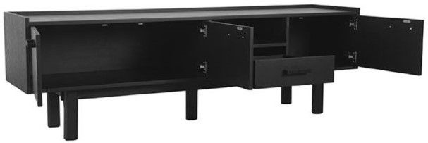 Tv-meubel Zwart FU-88.024 Cali B190 x D45 x H60 cm