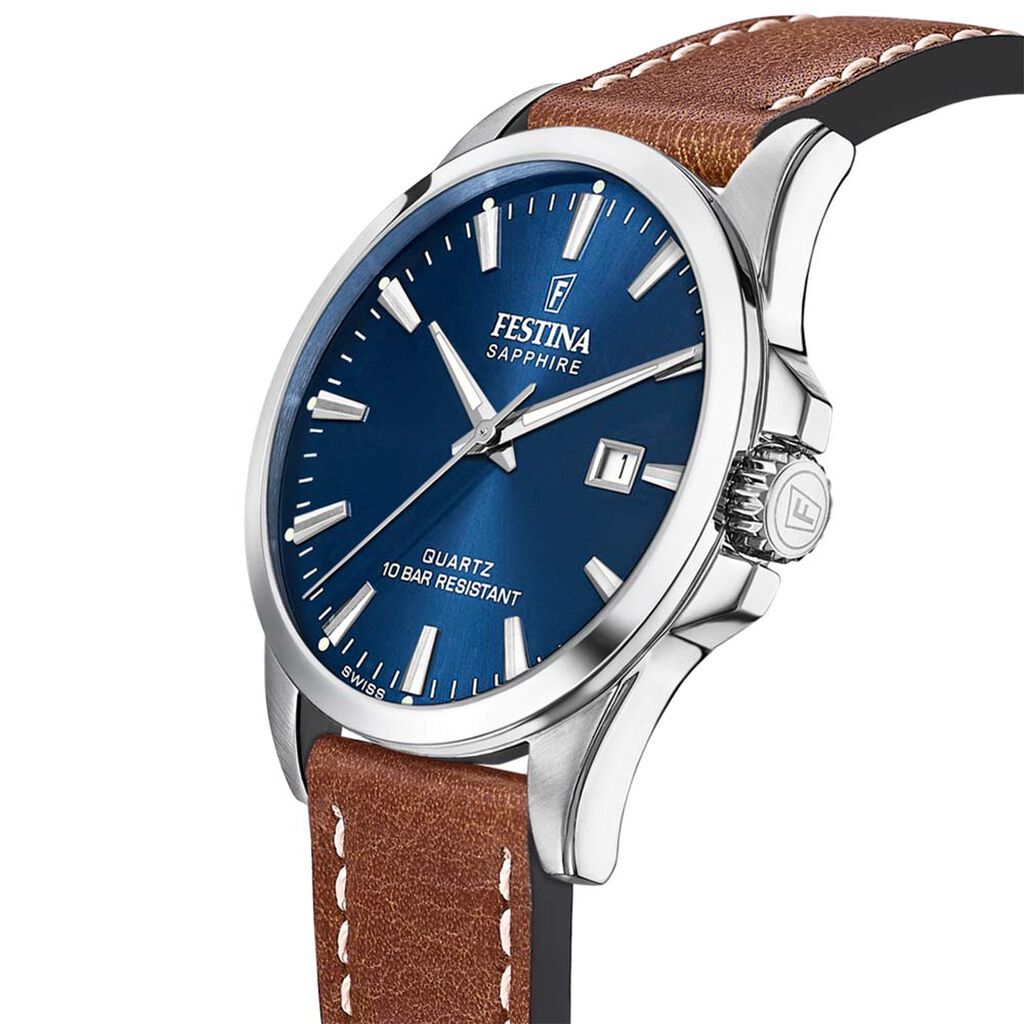 Montre Festina Swiss Made Bleu London