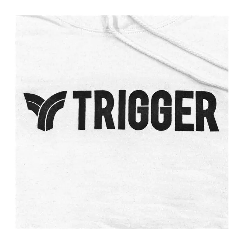 Sweatshirt TRIGGER College capuche Blanc