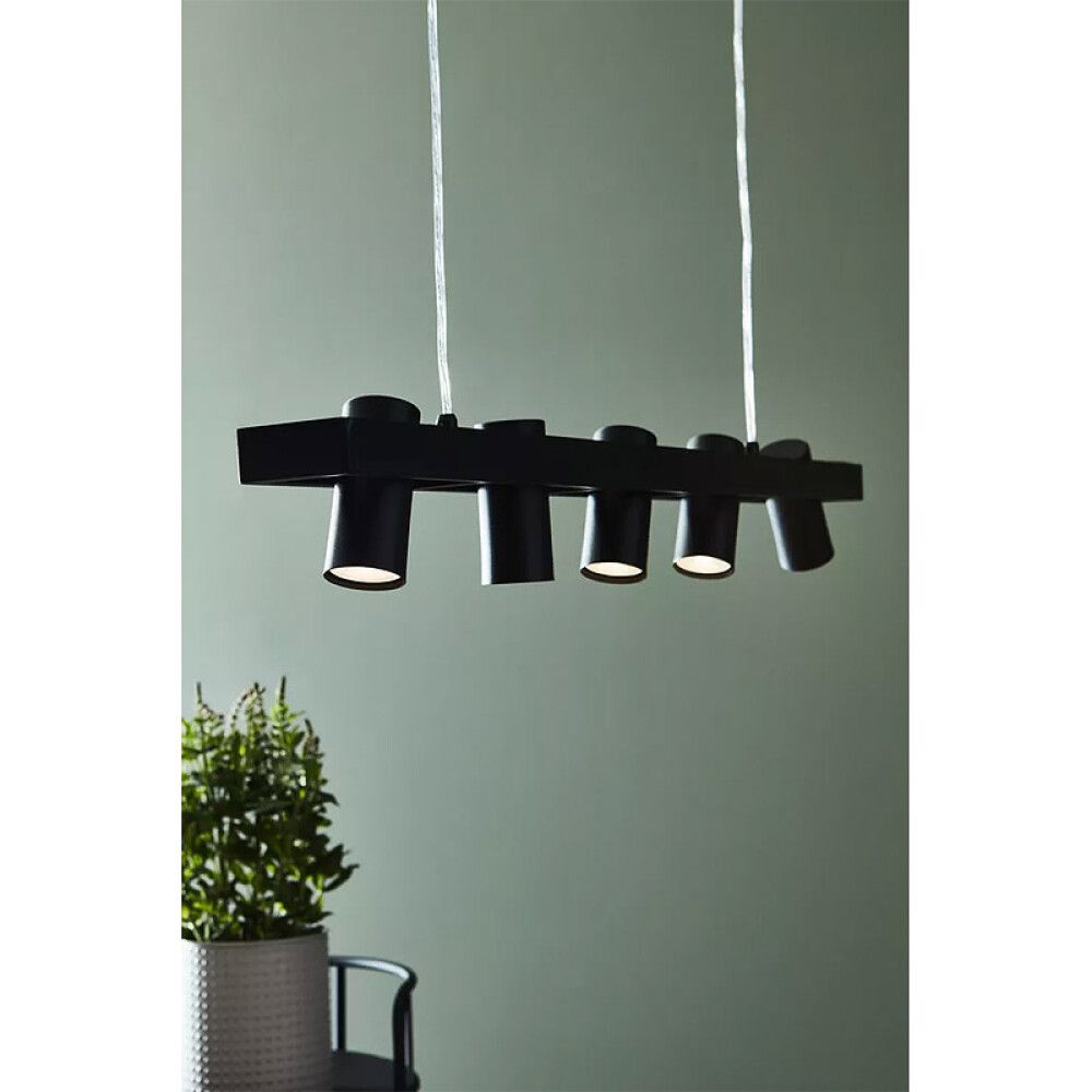 TAKLAMPE MARSKSLÖJD TORINO SVART GU10