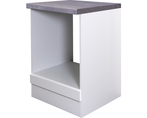 Flex Well Varo oven ombouwkast BxDxH 60 x 60 x 85 cm wit mat gedemonteerd
