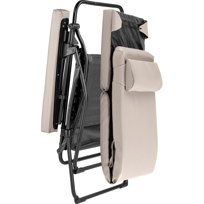 Fauteuil de repos pliable - RELAX OXYGENE Lafuma - matelas double épaisseur