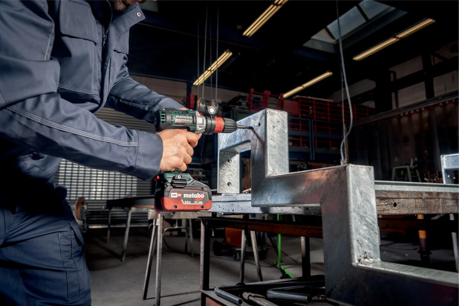 Metabo GB 18 LTX BL Q I 18V Li-ion accu boor-/schroefmachine set (2 x 5.5 LiHD Ah) in metaBox - koolborstelloos - 602362660