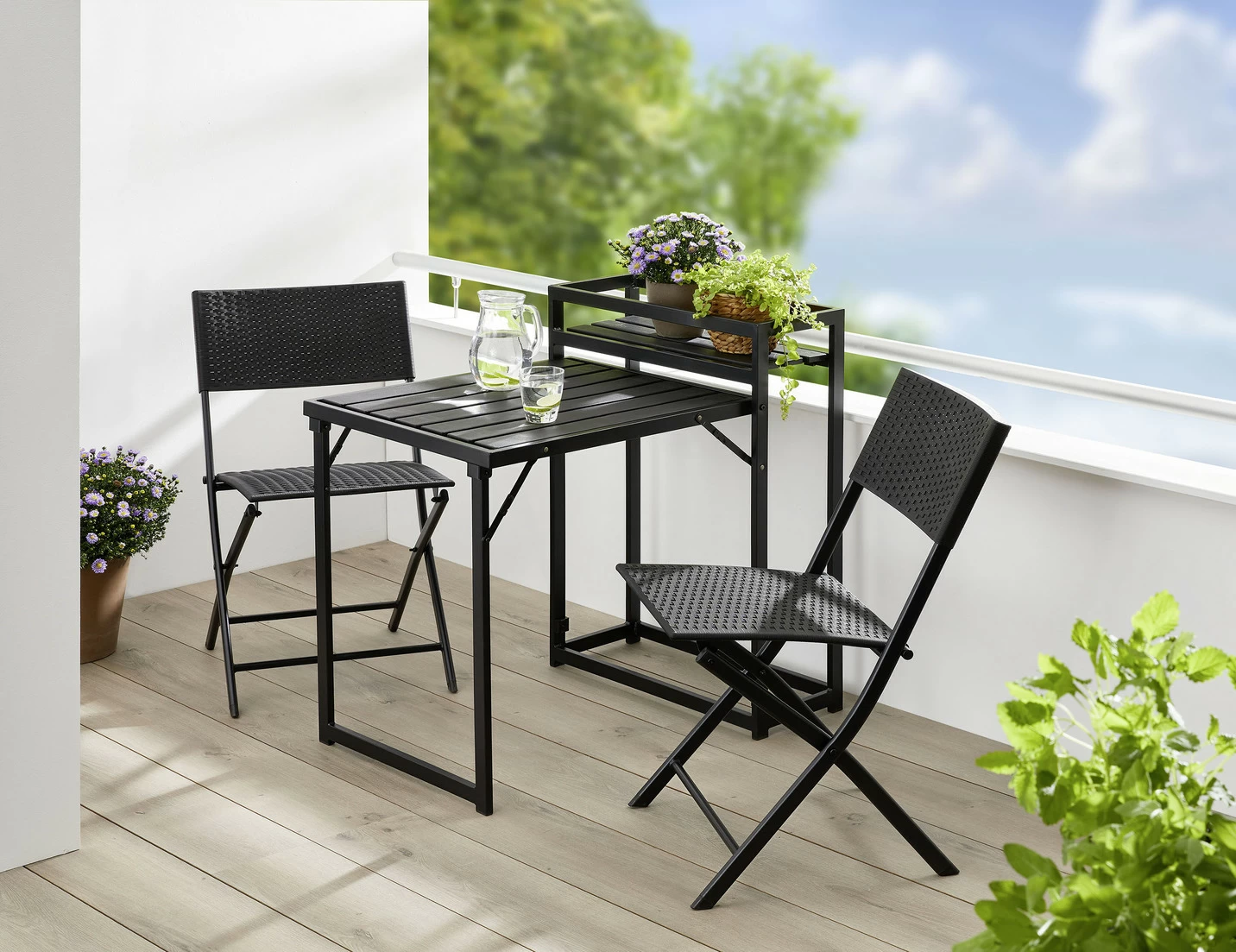 Klappbares Balkon-Set