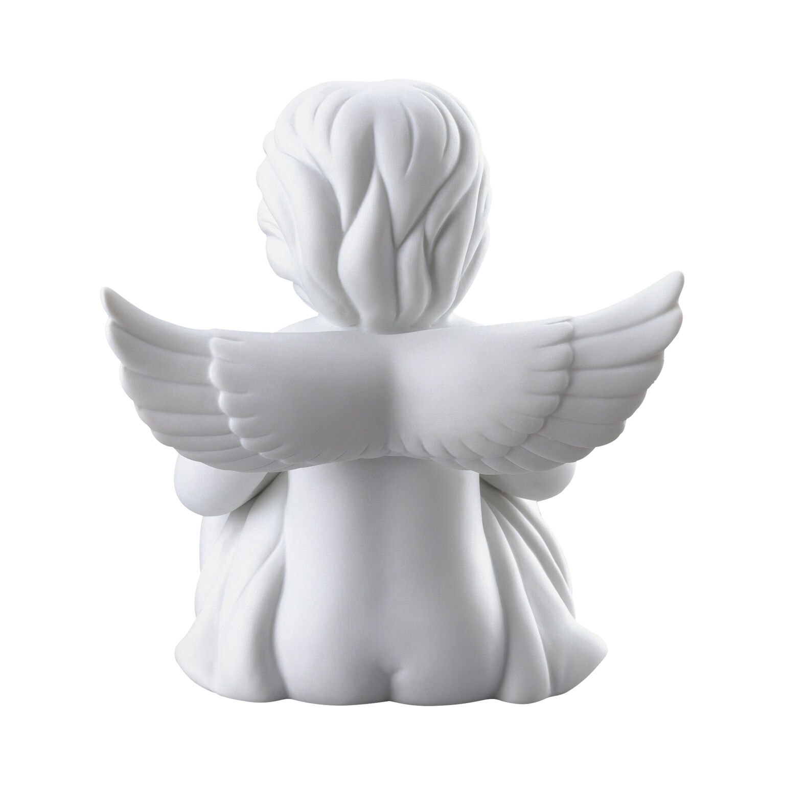 Angels Weiss matt Engel mit Geburtstagskuchen