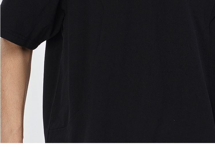 VEAZ - Effen T-shirt met korte mouwen en ronde hals