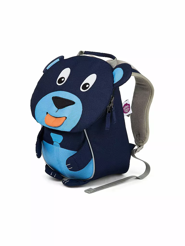 AFFENZAHN Kinder Rucksack Kleine Freunde - Bobo Bär dunkelblau