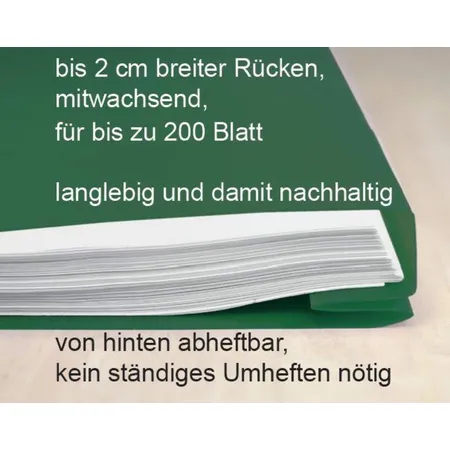 FLVG Schnellhefter dunkelgrün, DIN A4 - Edition Onkel Schwerdt