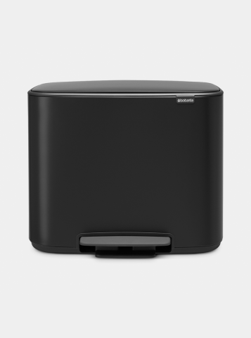Bo Pedaalemmer 3 x 11 liter - Matt Black
