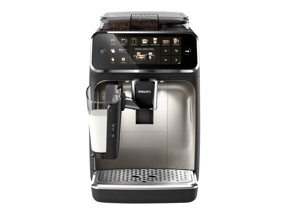 [OUTLET] - Philips 5400 series EP5447 - Automatisk kaffemaskine med mælkeskummer - 15 bar - sort
