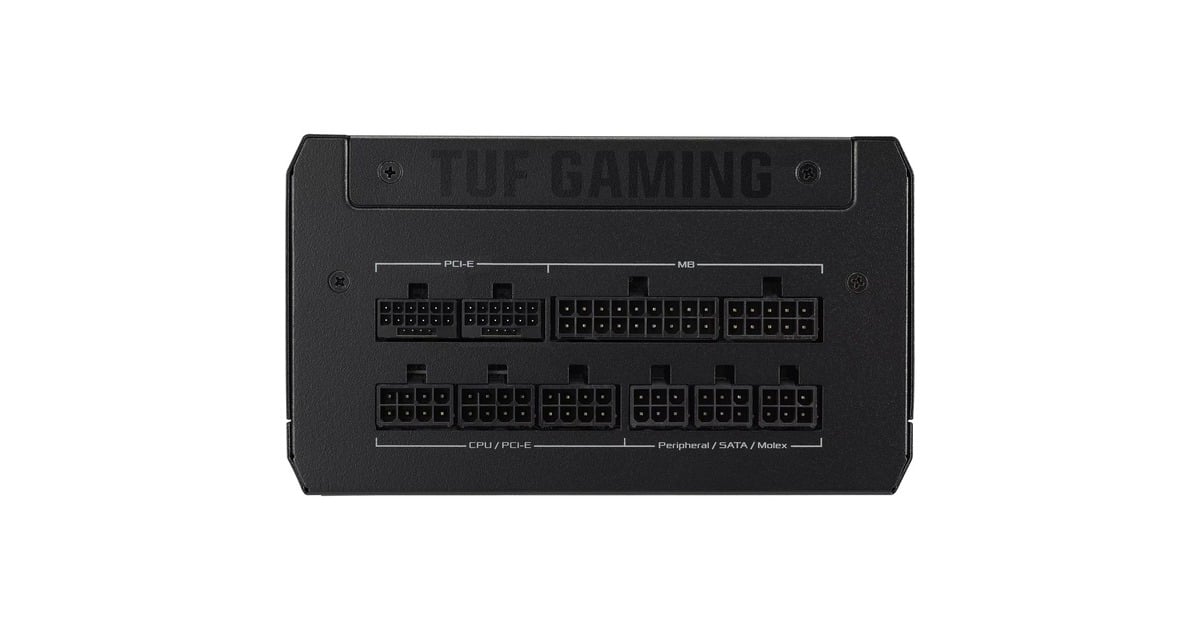 ASUSTUF Gaming Gold modulaire 1200 watt voeding   (Zwart, 2x 12V-2x6, 3x PCIe)