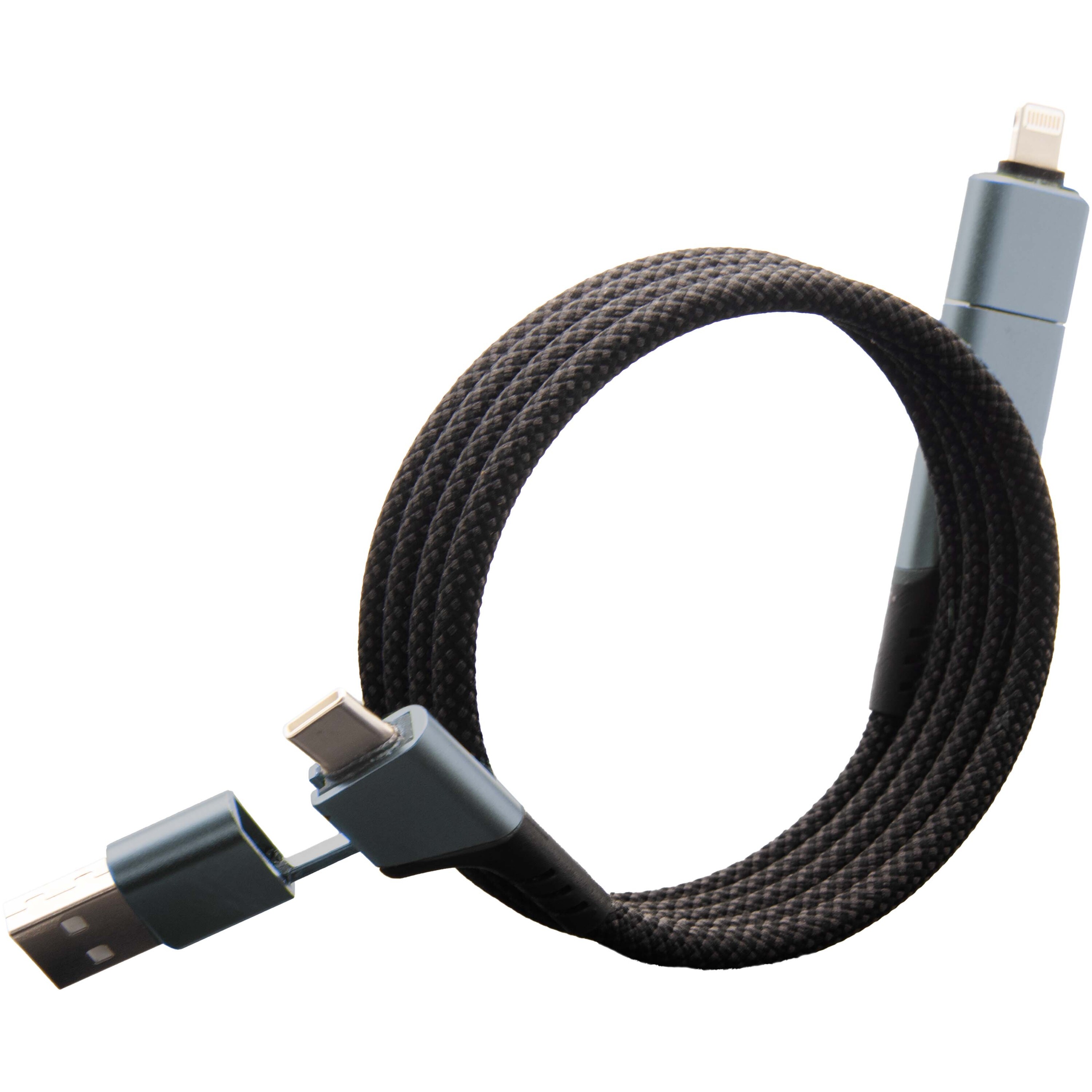 SCX.design 2PX169 - SCX.design C52 100W 4-en-1 rPET magnétique câble de charge ultra rapide