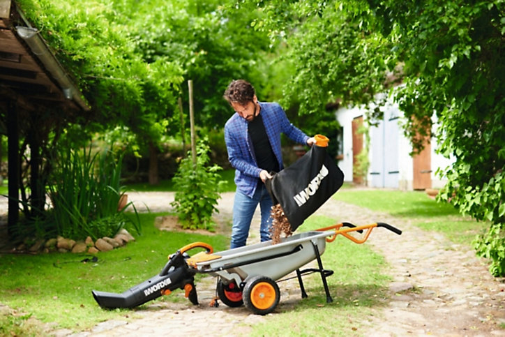 Aspirateur souffleur broyeur Worx WG505E 3000w