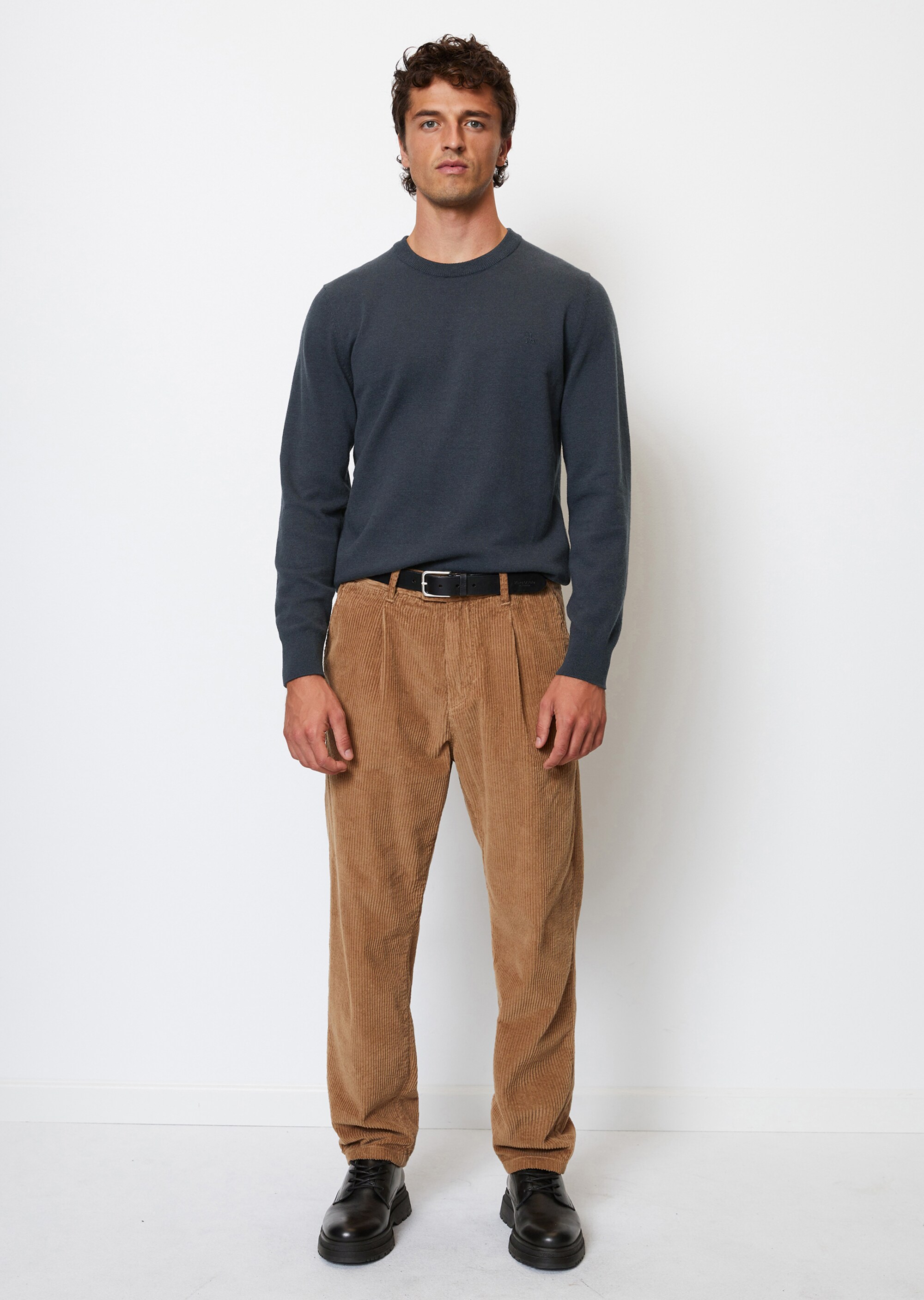 Pullover regular aus softem Bauwolle-Schurwolle-Mix