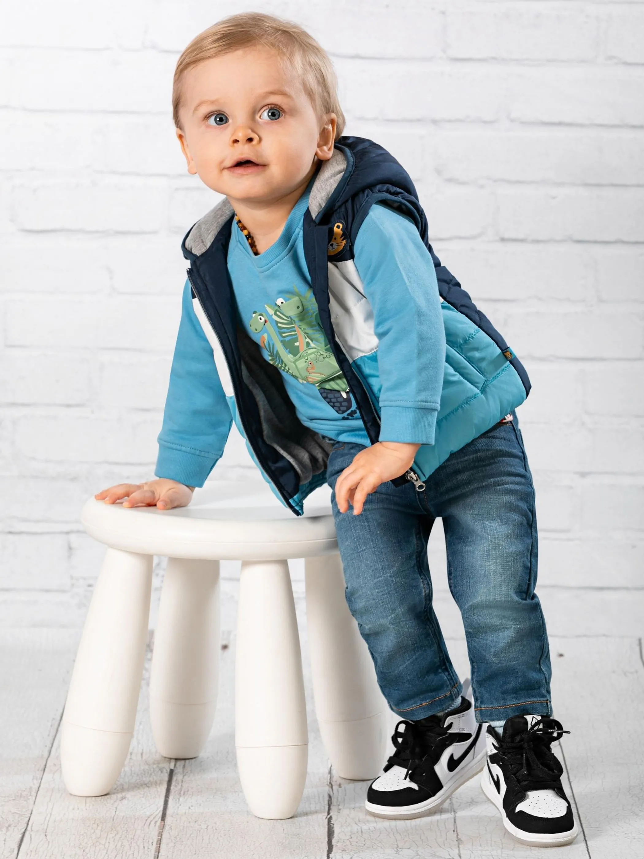 Baby Jungen Sweatshirt mit Applikation