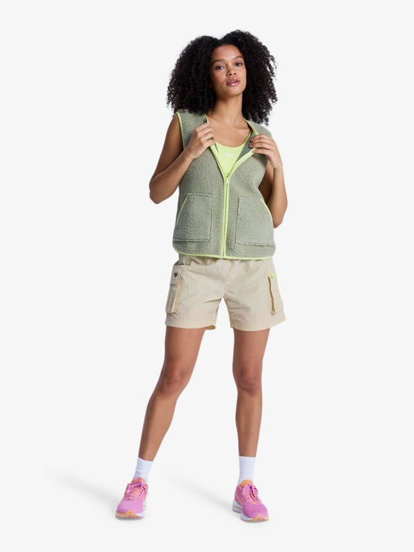 Boundless Spirit Veste sans manches en polaire Vert Femme