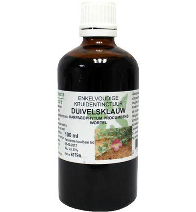 De Cruydhof Harpagophytum p r / duivelsklauw tinctuur (100 ml)
