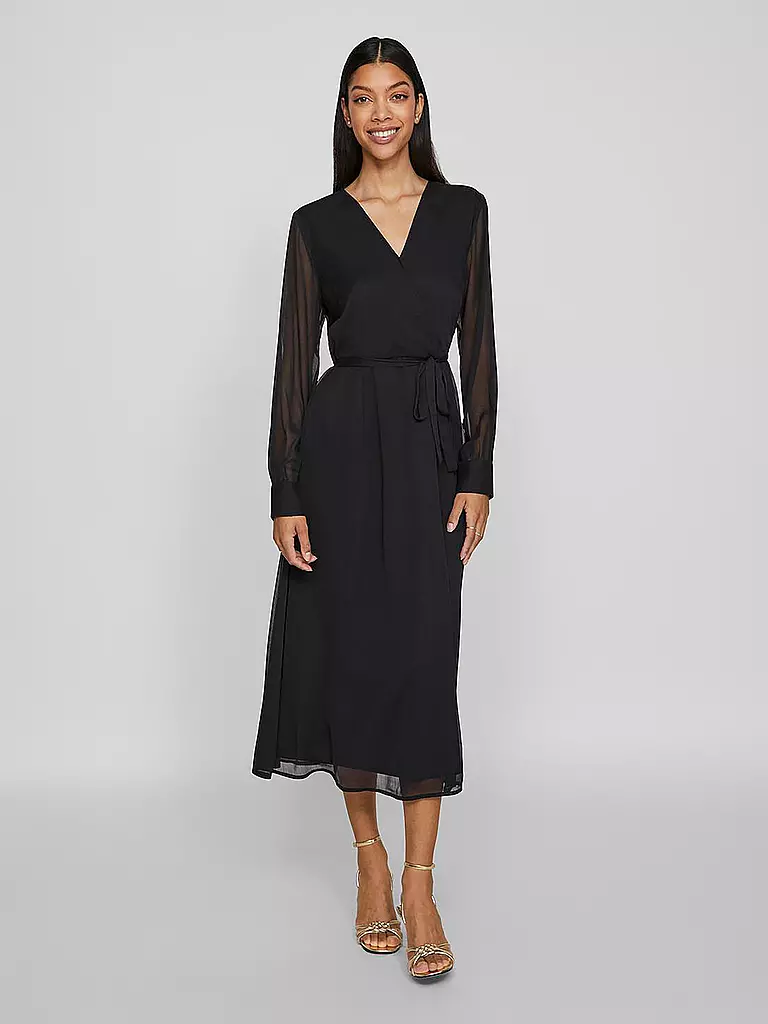 VILA Cocktailkleid VIFALIA  schwarz
