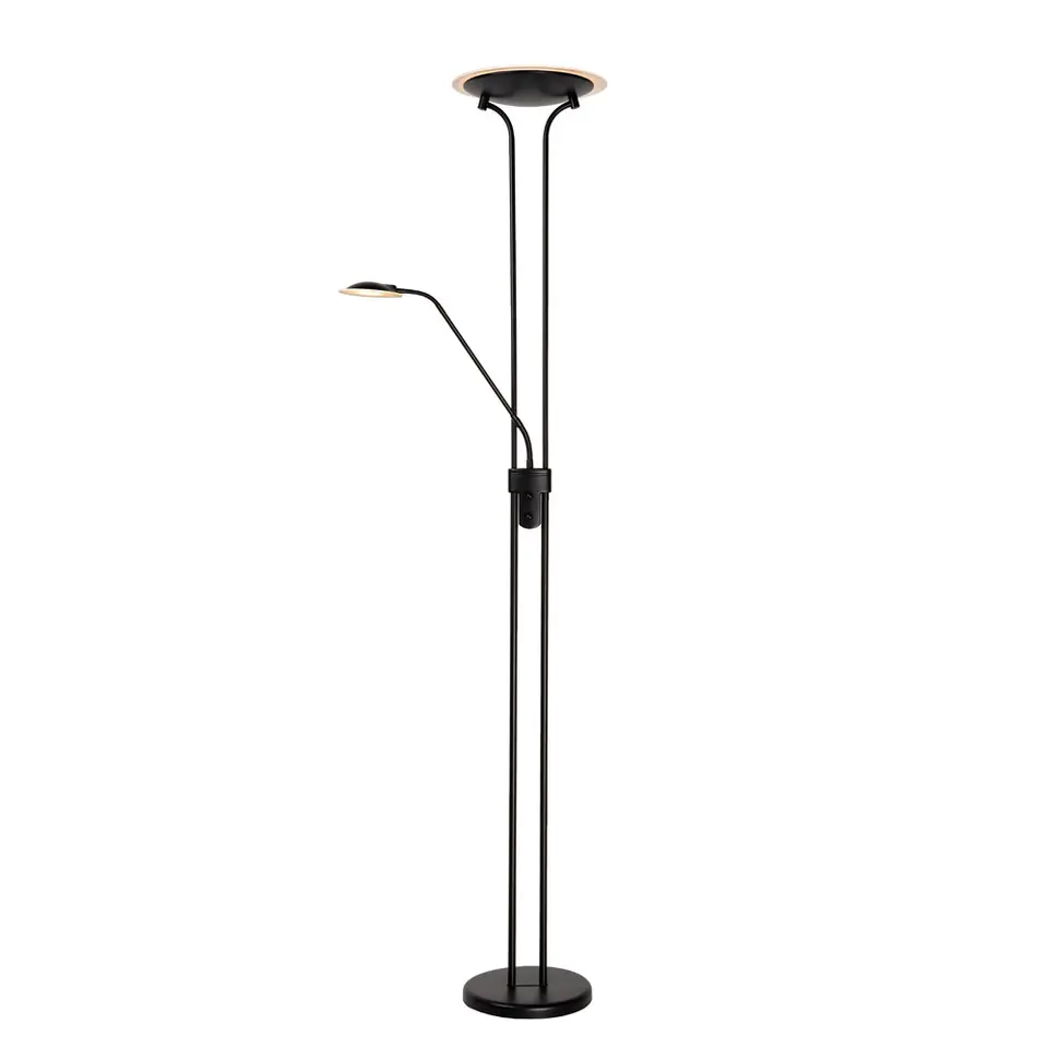 Lucide leeslamp Champion LED - zwart - Ø25