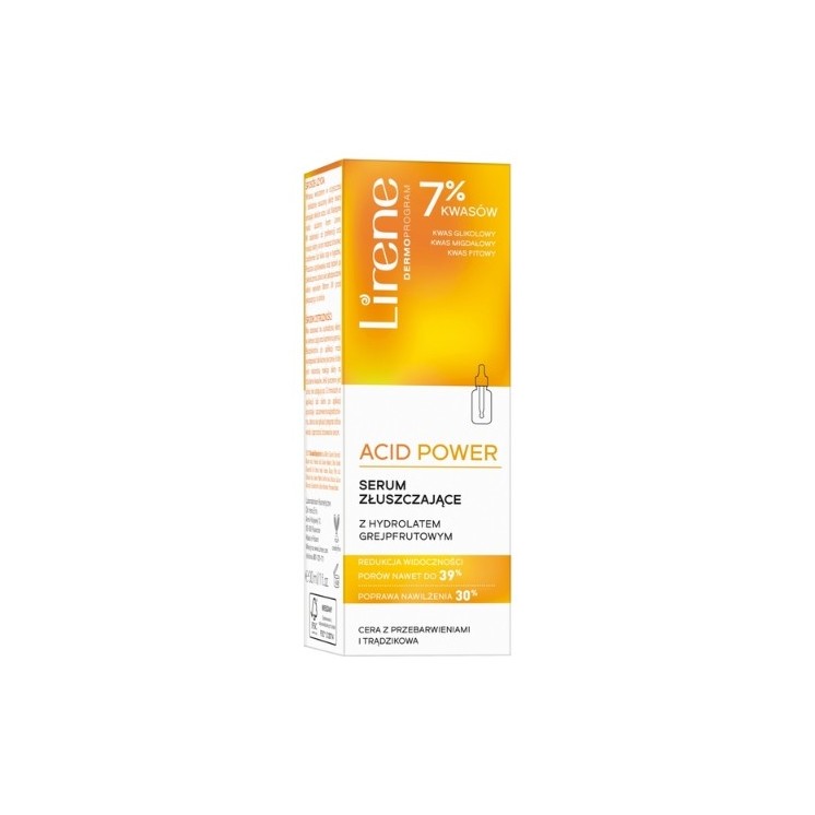 Lirene Acid Power Peeling-Serum mit Grapefruithydrolat 30 ml