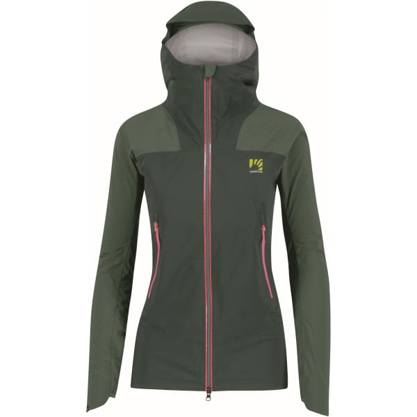 Veste ski de randonnée KARPOS VALSESIA SHELL W JKT JUNGLE GREEN/DUCK GREEN