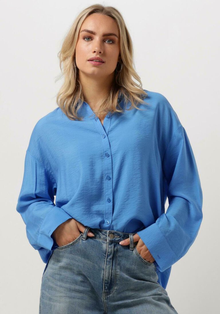 MSCH COPENHAGEN blauwe msch copenhagen blouse mschaudia shirt