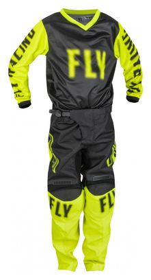 Pantalon Fly F-16 Noir / Jaune Fluo Enfant