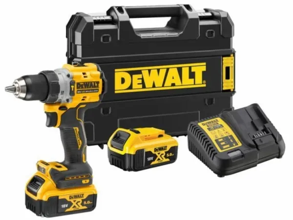 BOREMASKINE/DREV DEWALT DCD805P2T 18V 2X5,0AH BL TSTAK