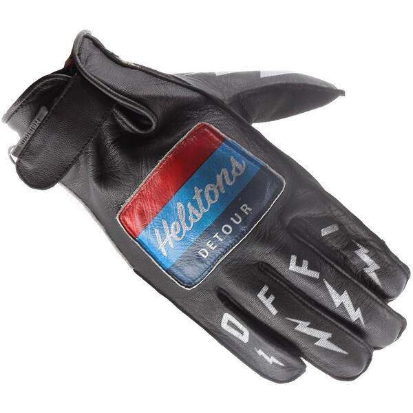 Helstons - Gants Detour été Noir / Blanc