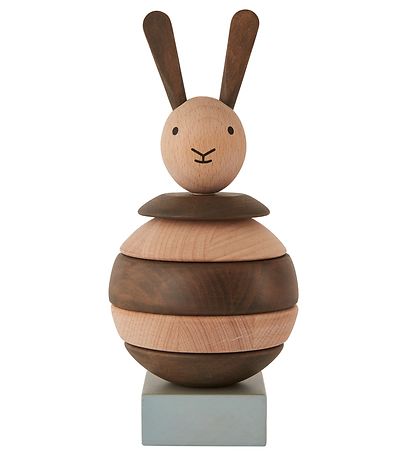 OYOY Bauklötze - Hase - Nature/Dark