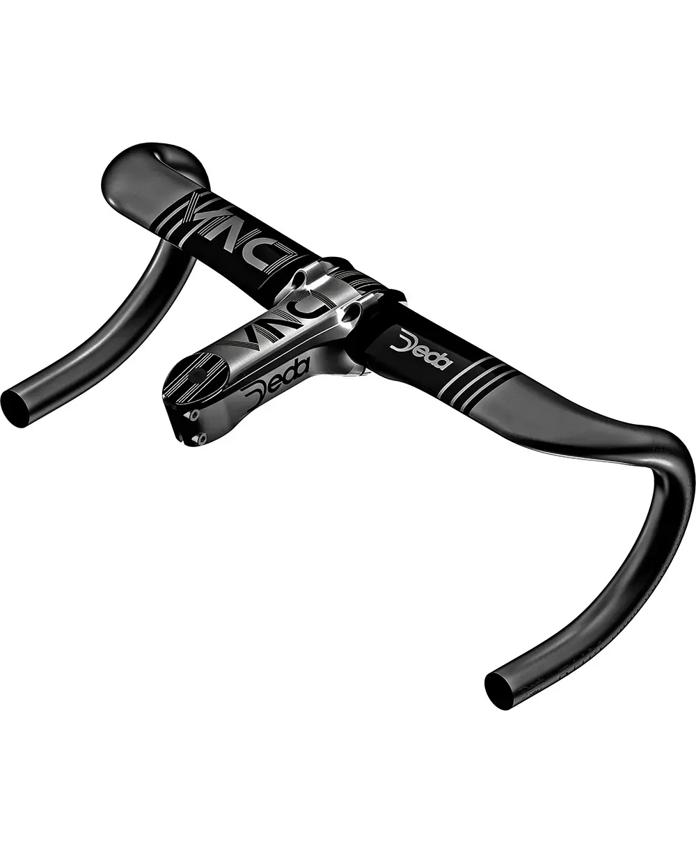 Deda Vinci Stuurpen 17 graden Zwart/Zwart 31.8mm