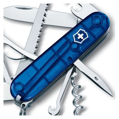 Couteau suisse Victorinox Huntsman bleu translucide